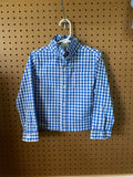 Papas Shorties~ Blue Check 4T