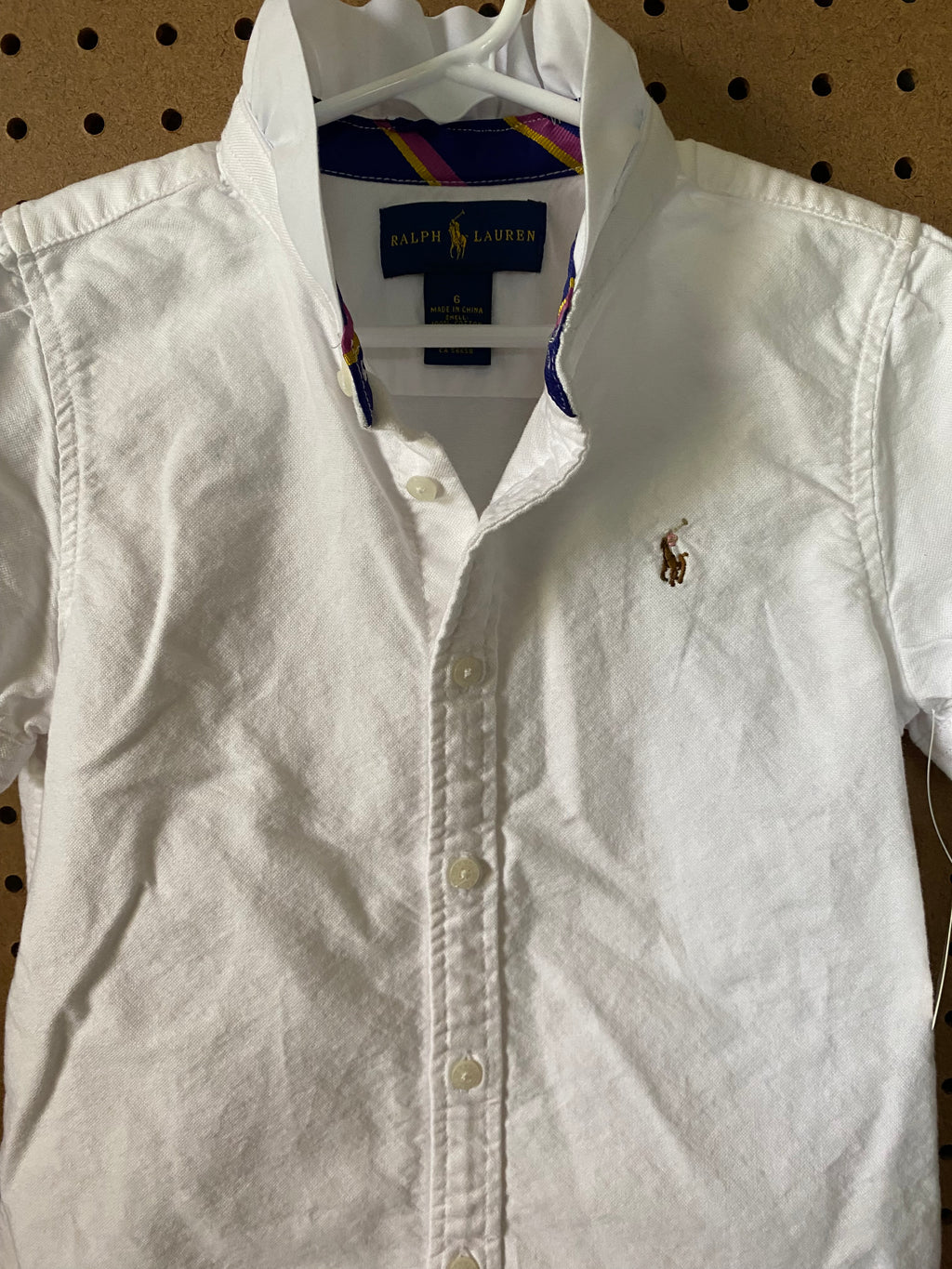 Papas Shorties~ White/ 6T