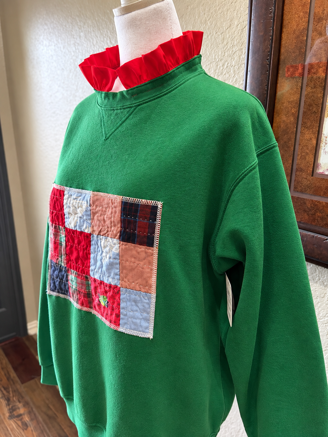 Papas Patchwork Sweatshirt~ S/M