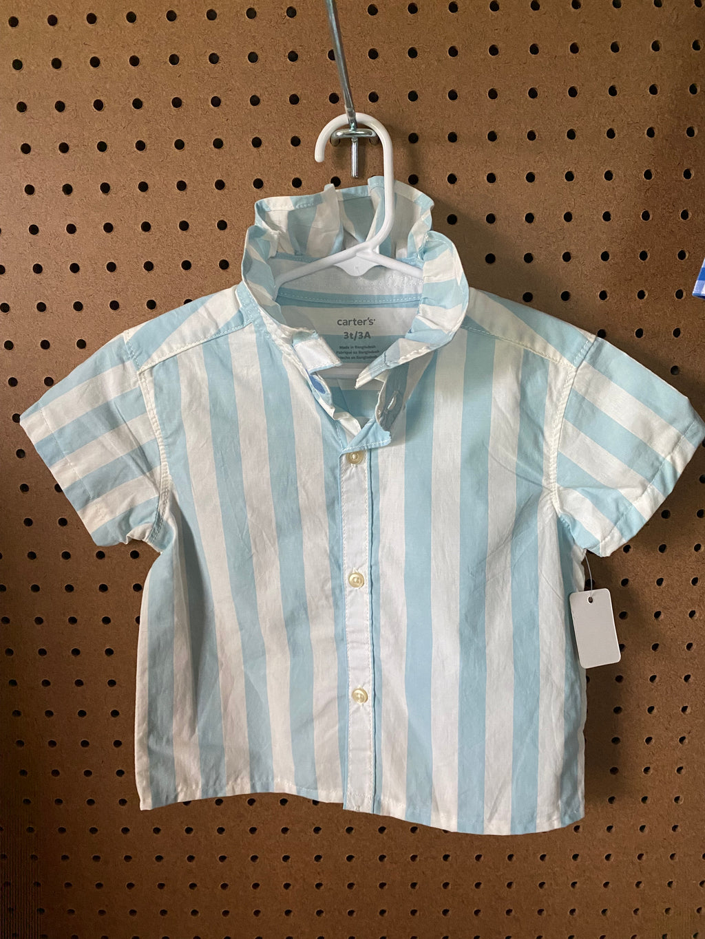 Papas Shorties~ Blue/White 3T