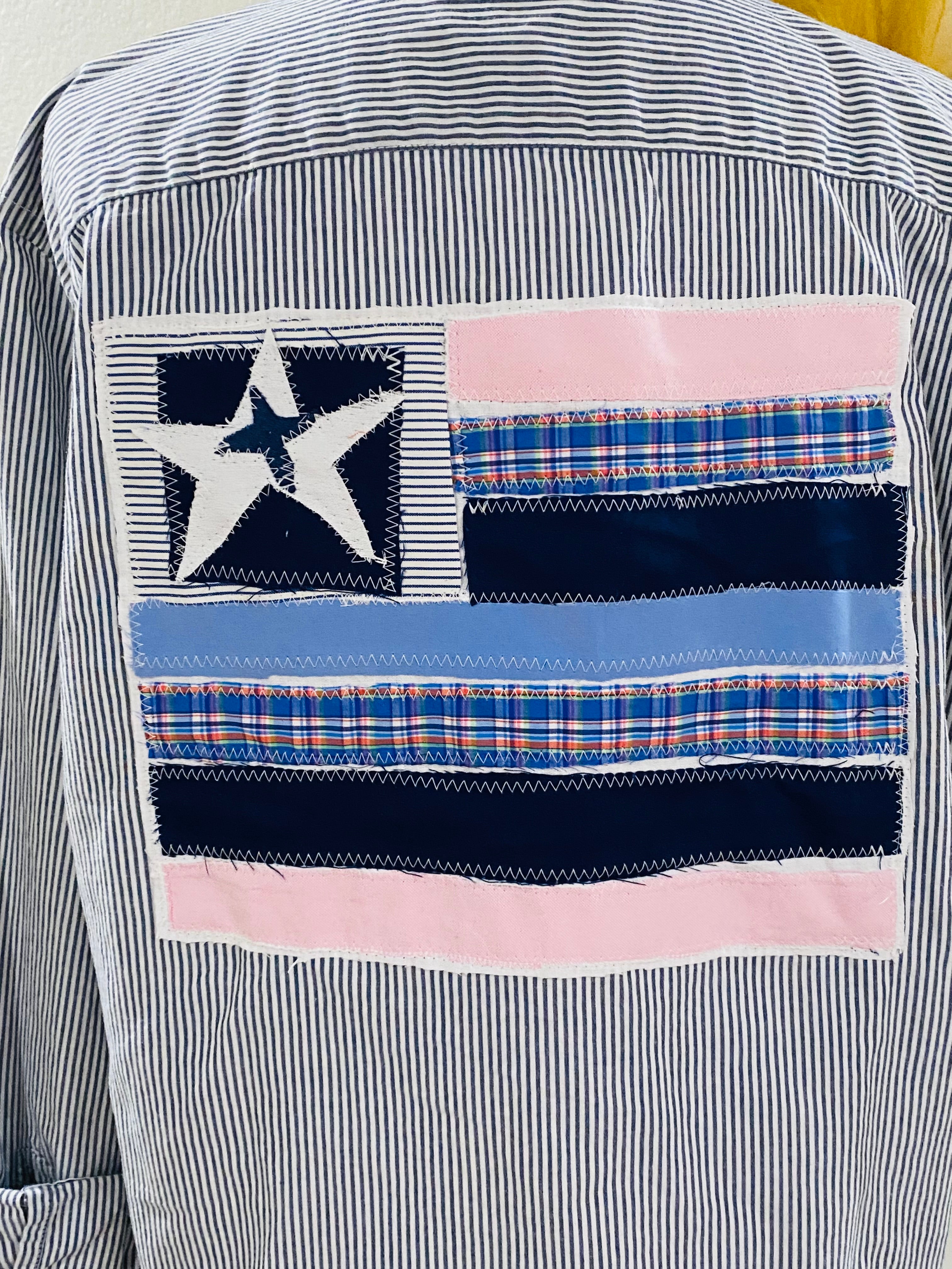 Pink Patriot/Raw Edge~ Medium🌸