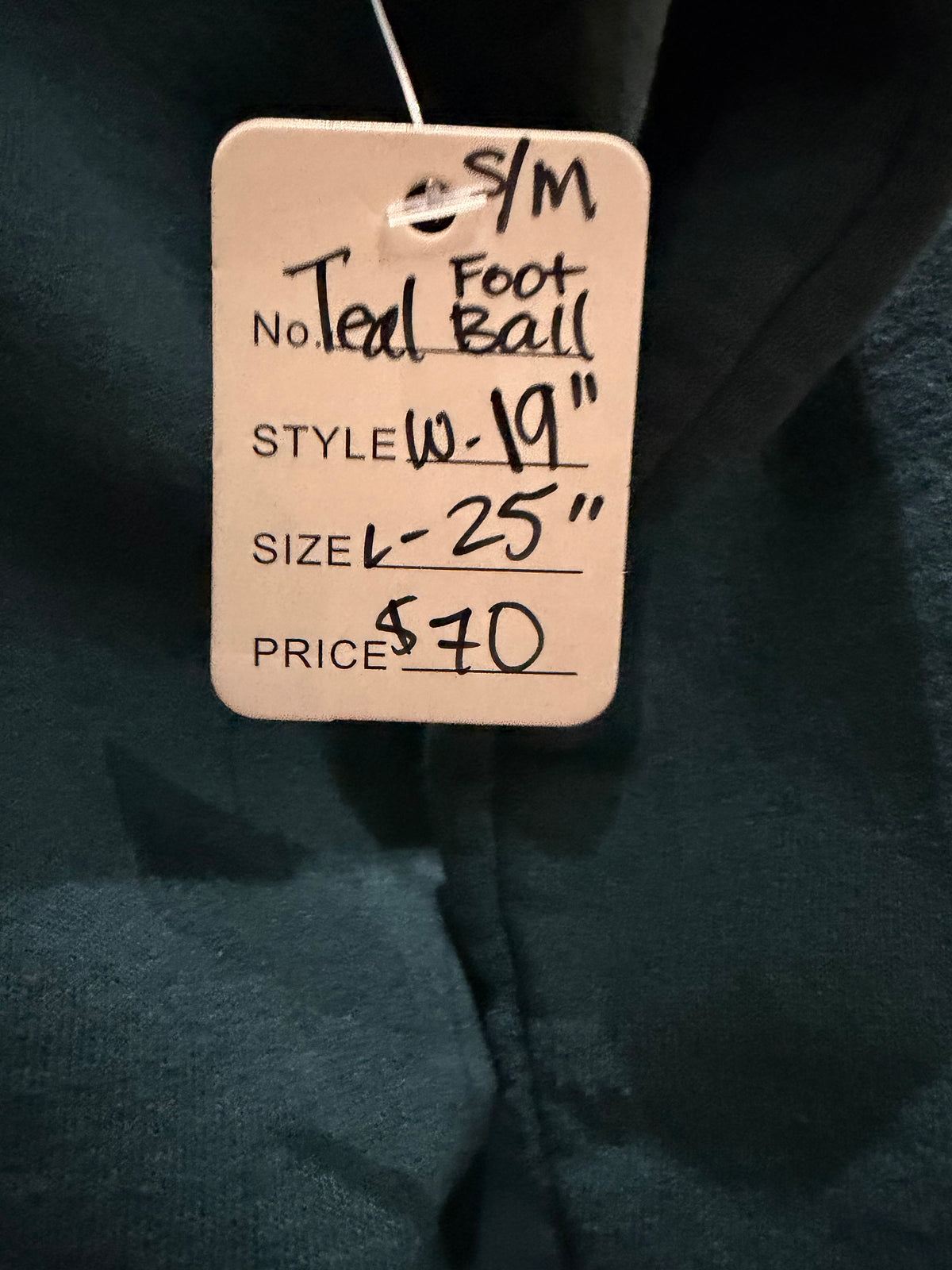 Papas Teal Football Sweatshirt~ S/M