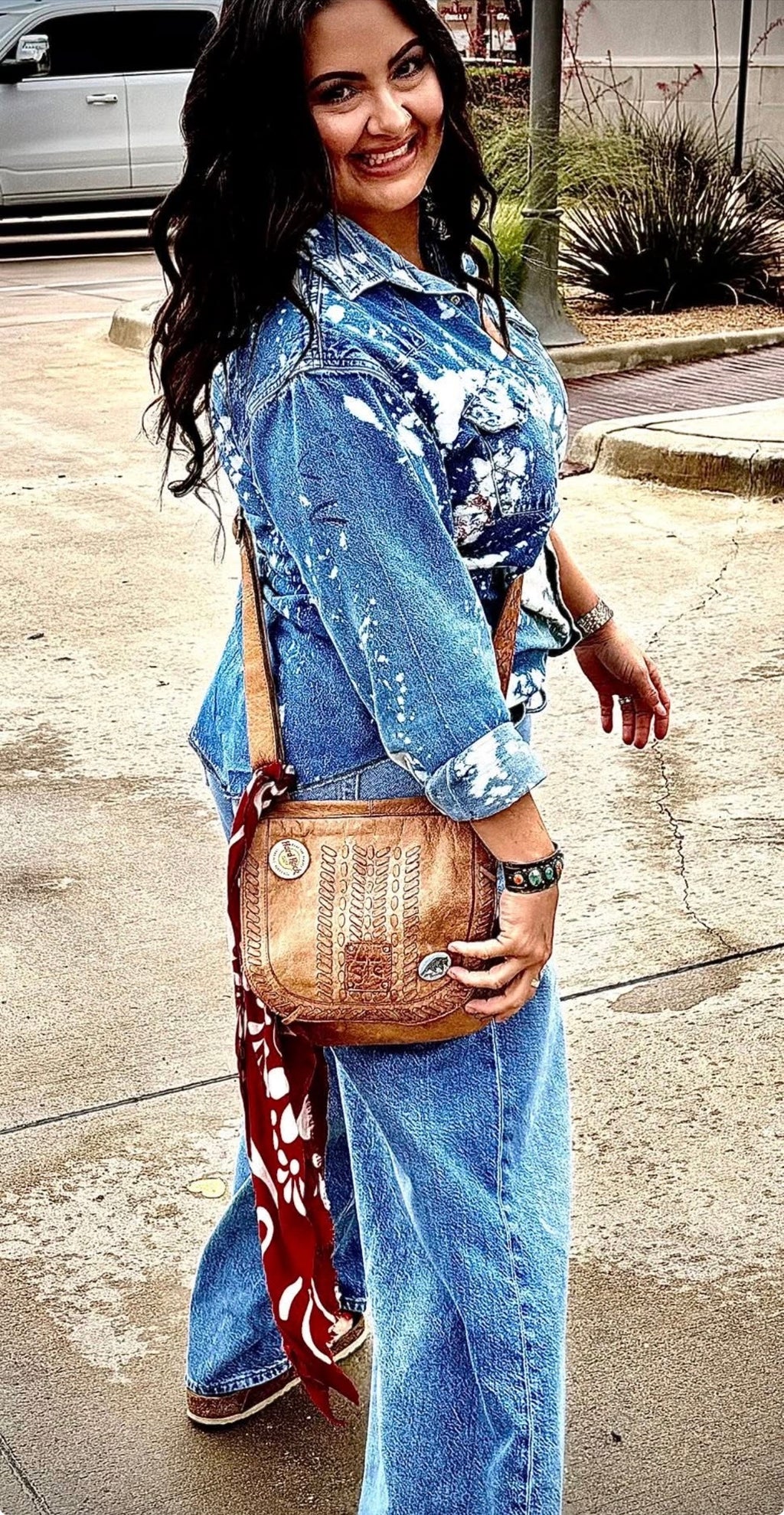 Papas Bleach Denim~ Small💙