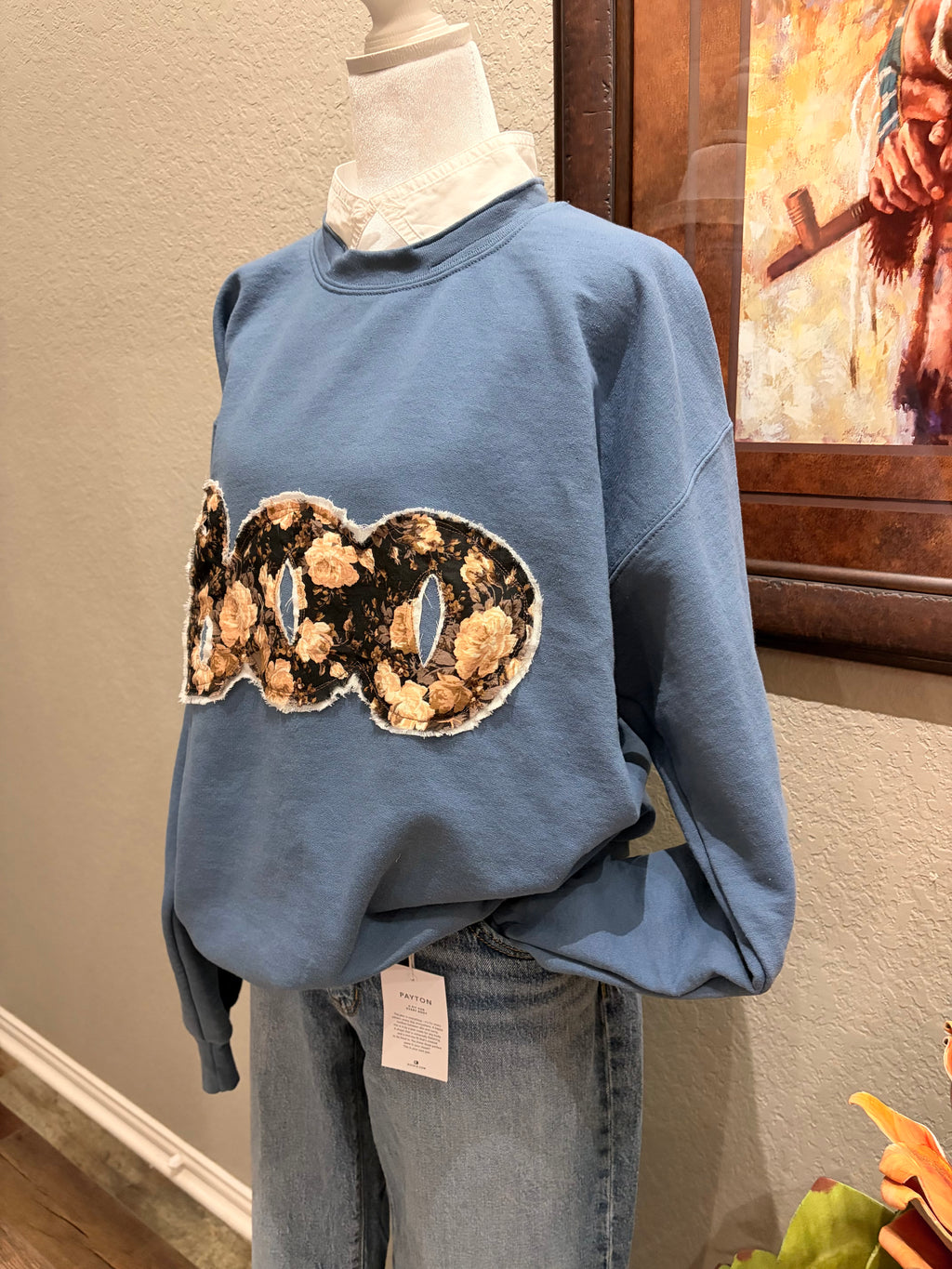 Papas Blue Boo Sweatshirt