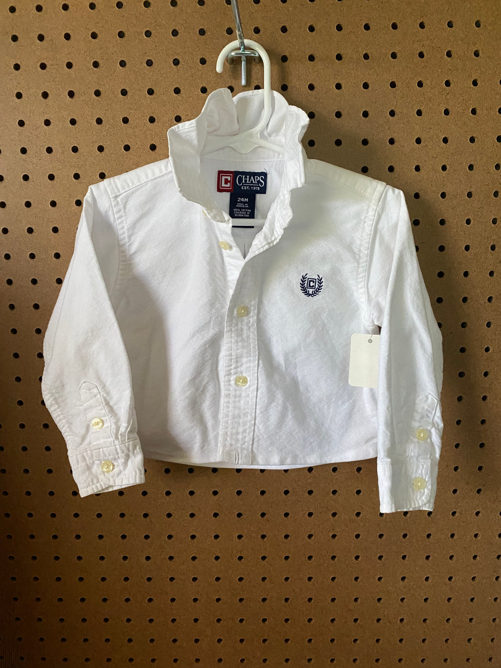 Papas Shorties~ White/ 24M