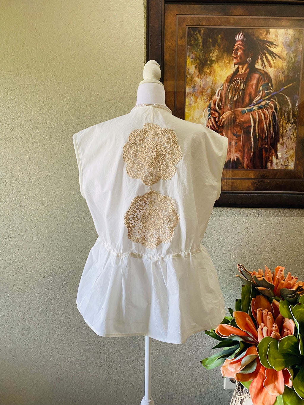 Betty Peplum Top~ Heirloom Collection 🌼