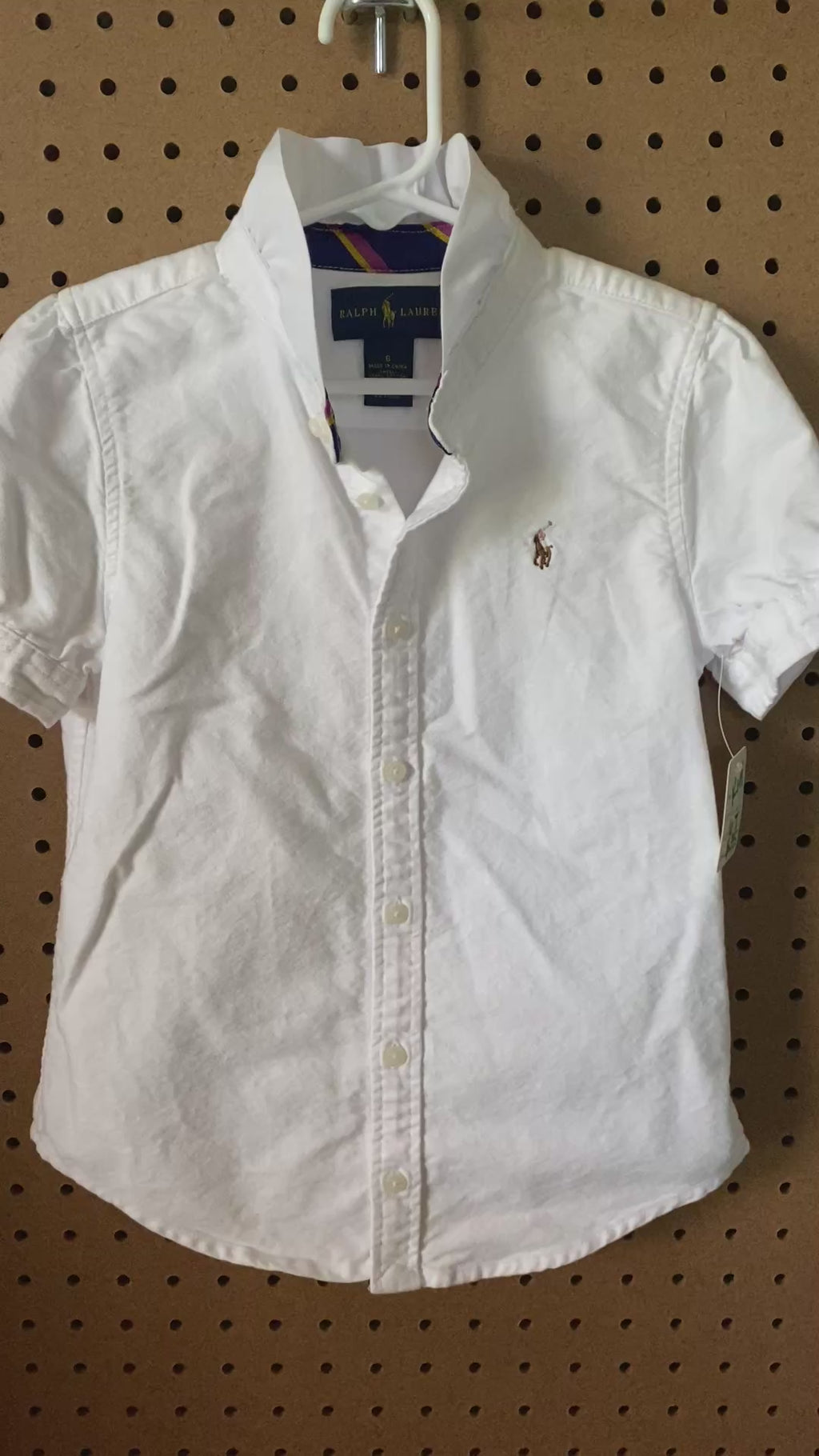 Papas Shorties~ White/ 6T