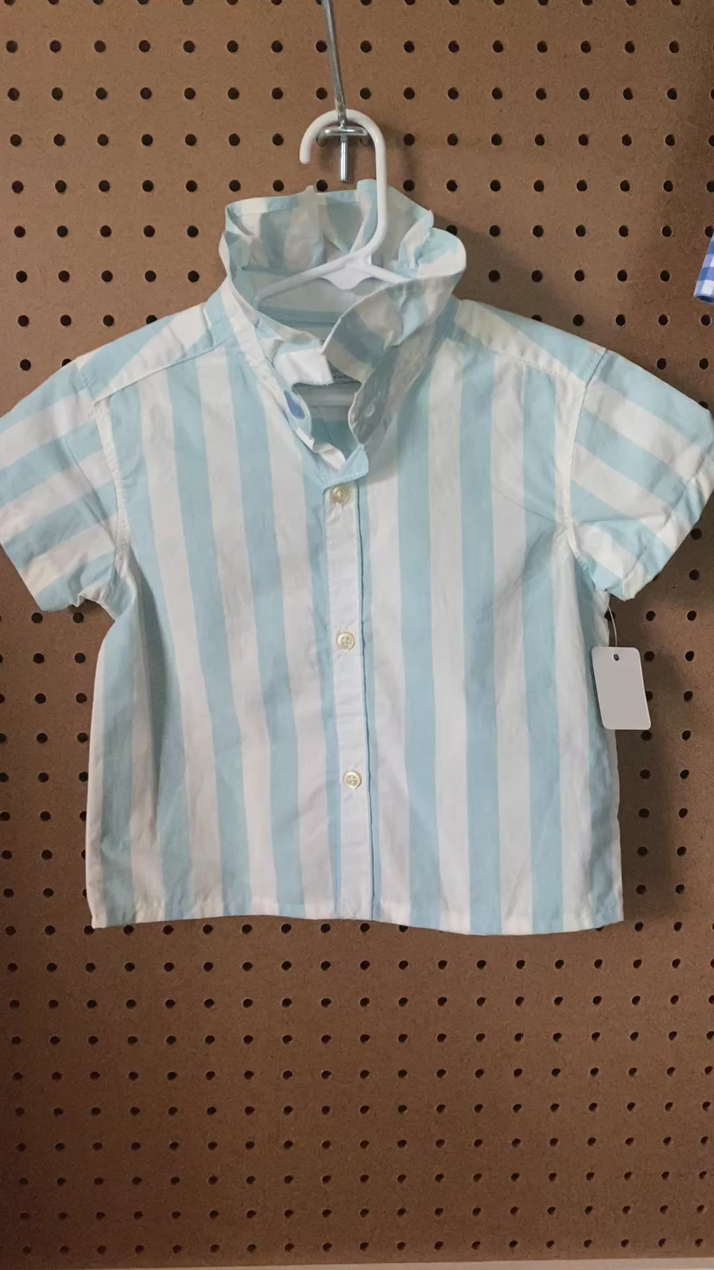 Papas Shorties~ Blue/White 3T