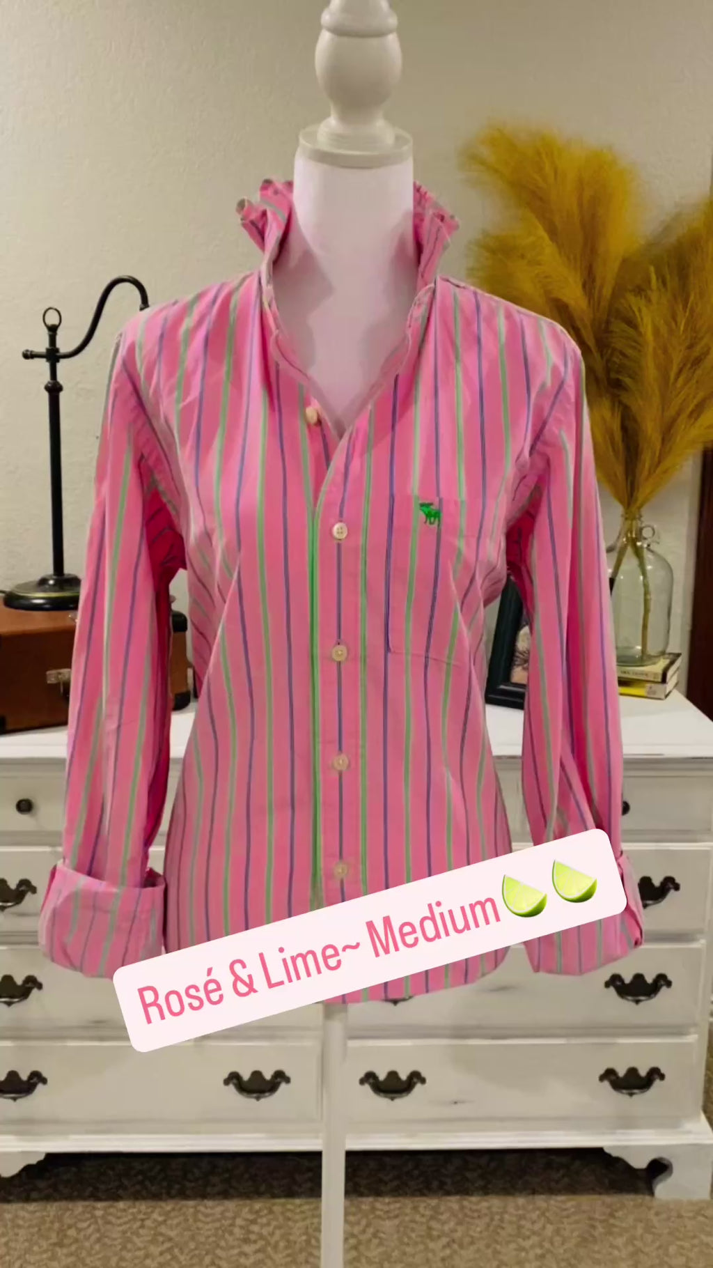 Rosé & Lime~ Medium🍋‍🟩🍋‍🟩
